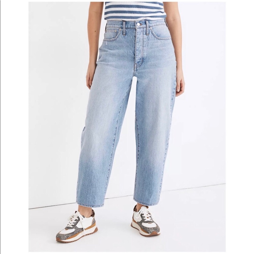 Madewell Balloon Jeans Size 27 in Hewes Wash